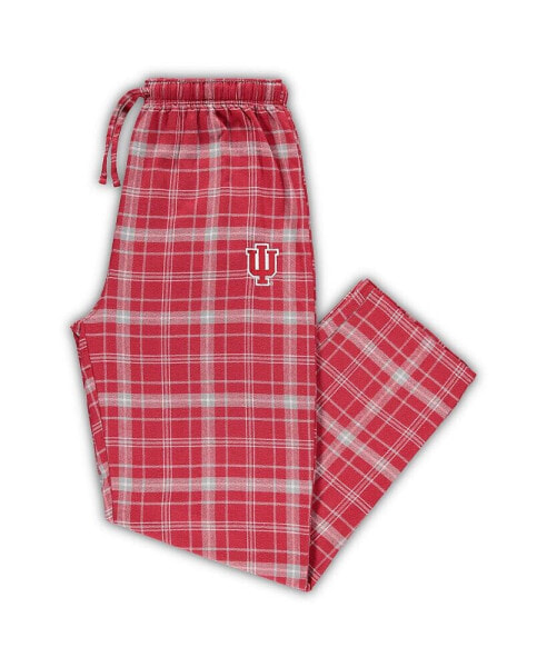 Пижама Concepts Sport Indiana Hoosiers красная для мужчин с большим размером