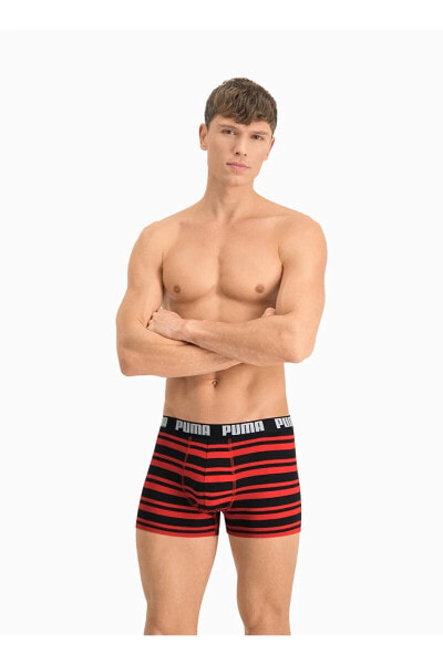 Kırmızı Erkek Boxer 90783807 PUMA HERITAGE STRIPE BO