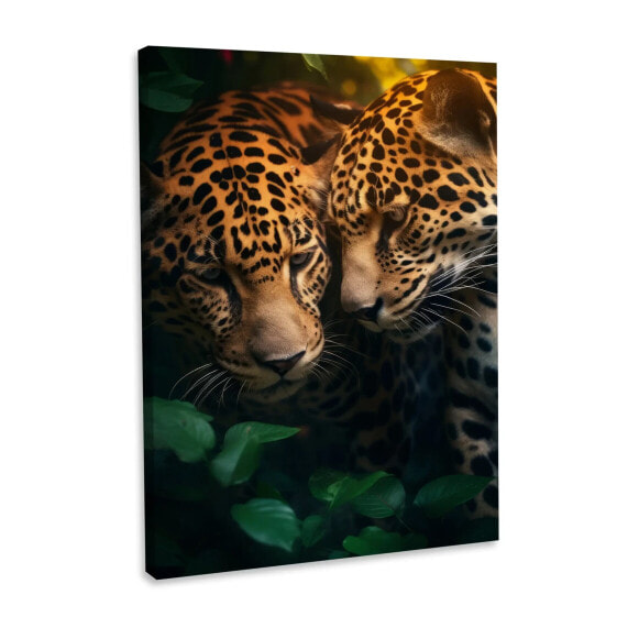 Leinwandbild Jaguar Romantic