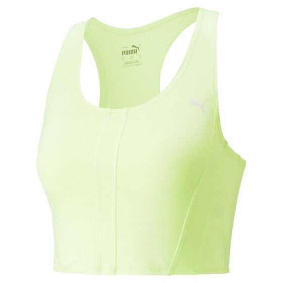 Puma Oa X Running Scoop Neck Athletic Crop Top Womens Size M Casual Tops 523555