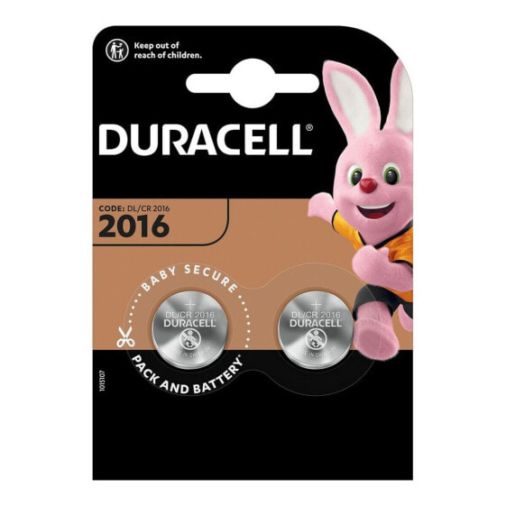 Литиевые таблеточные батарейки DL/CR2016 DURACELL 3V (2 uds)