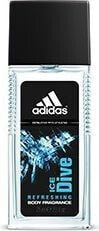 Adidas Ice Dive Skin Fragrance Мужской парфюмированный спрей для тела 75 мл