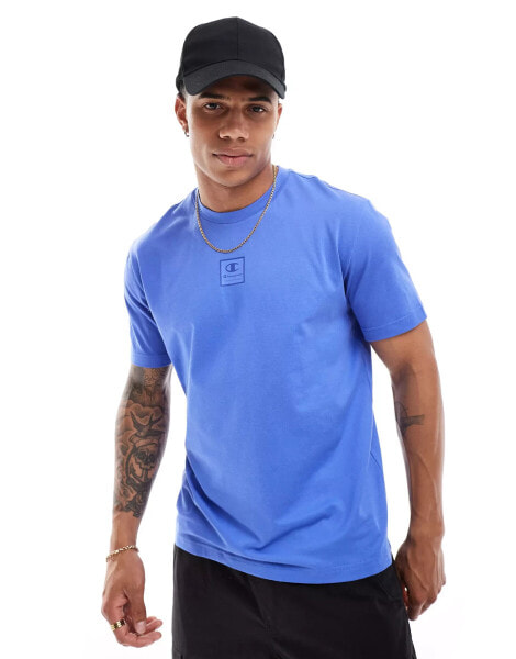 Champion tonal center logo t-shirt in blue