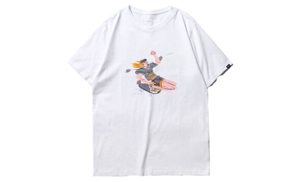 Vans 亚洲艺术家联名系列 卡通印花短袖T恤 男款 白色 / Футболка Vans T T_Shirt