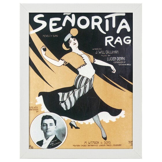 Bilderrahmen Poster Señorita Rag