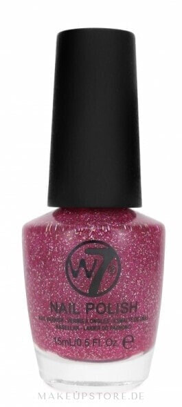 Nagellack - W7 Holo Nail Polish Pink Glitter