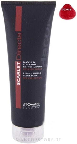 Tönungsmaske - Oyster Cosmetics Directa Restructuring Color Mask Scarlet