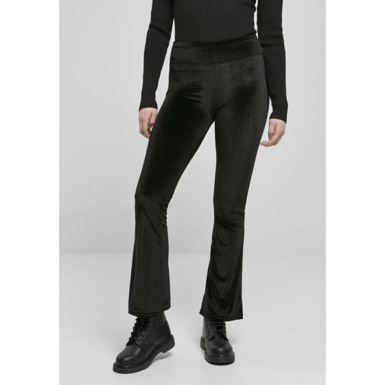 URBAN CLASSICS High-Waisted Velvet Boot Big pants