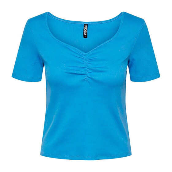 PIECES Tania short sleeve v neck T-shirt