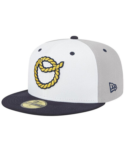 Men's White Omaha Storm Chasers Theme Nights Omaha Cattlemen 59Fifty Fitted Hat