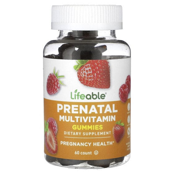 Витаминный жевательный мультисредств Lifeable Prenatal Berry 60 шт