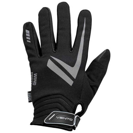 Перчатки для велосипеда зимние водонепроницаемые и дышащие PNK Long Gloves With Gel And Reflective Bands