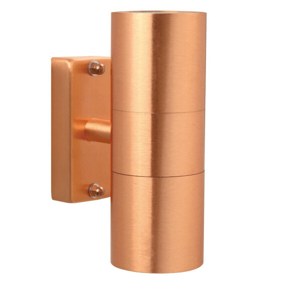 Nordlux Tin Double - Outdoor wall lighting - Copper - Copper - IP54 - Facade - Surfaced