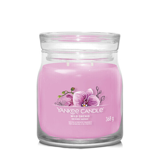 Aromatic candle Signature glass medium Wild Orchid 368 g