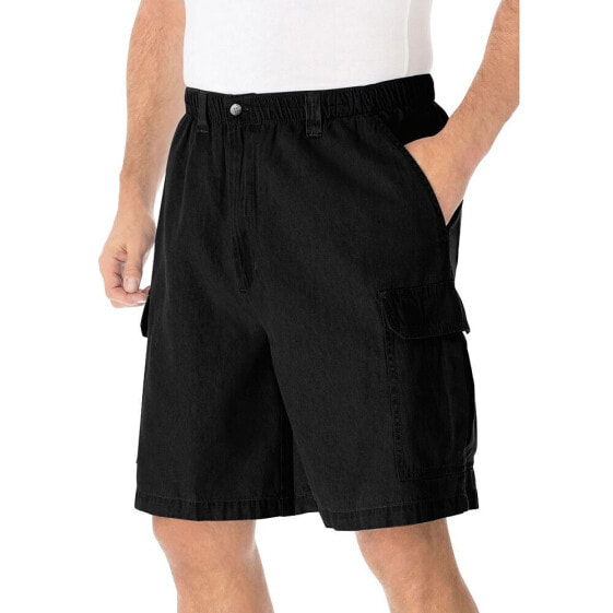 Big & Tall Knockarounds 8" Full-Elastic Cargo Shorts