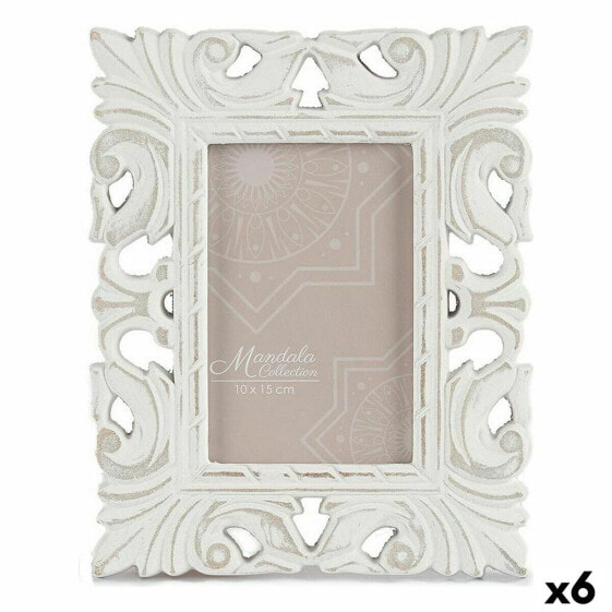 Фото рамка 18,5 x 23 x 1,3 cm Белый Деревянный MDF (6 штук)