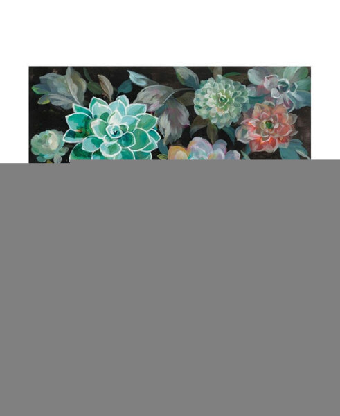 Danhui Nai Floral Succulents Canvas Art - 36.5" x 48"