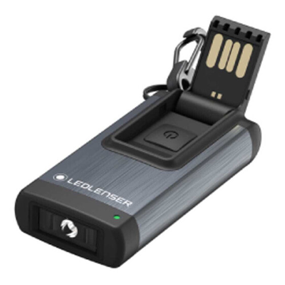 LED LENSER K46R Memory 4GB Rechargeable Flashlight Keychain