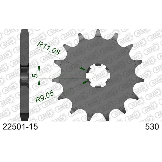 AFAM 22501 Front Sprocket