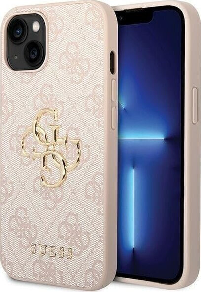 Guess Guess GUHCP15S4GMGPI iPhone 15 6.1" różowy/pink hardcase 4G Big Metal Logo