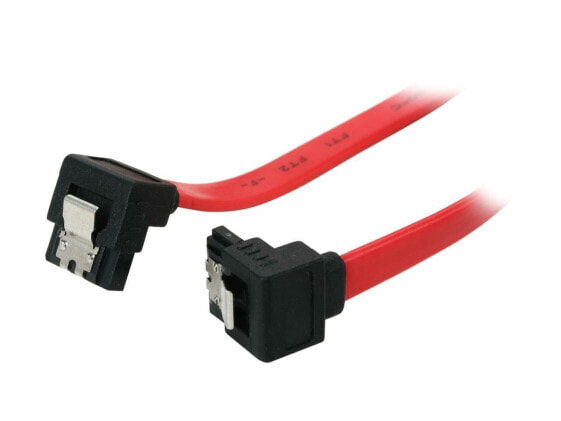 Link Depot SATA3L-1R 3.28 ft. (1 m) SATA III Flat Cable with L-Angled to L-Angle