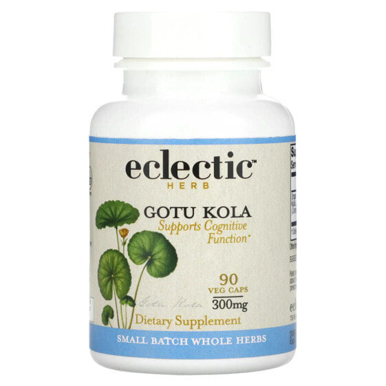 Витаминное средство Eclectic Institute Gotu Kola, 300 мг, 90 вег капс.