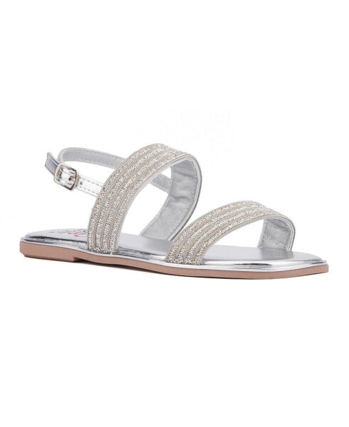 Кеды девочки Olivia Miller Сияющие Flat Sandal