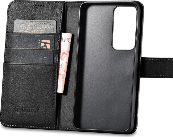 iCarer Etui iCarer Wallet Case Samsung Galaxy S23+ Plus czarne