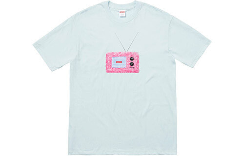 Футболка Supreme SS18 TV Tee Pale Blue T SUP-SS18-0100