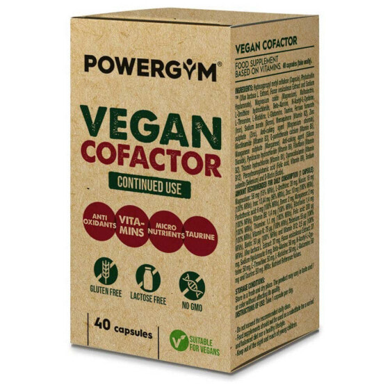 POWERGYM Vegan Cofactor 40 Units