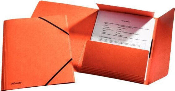 Папка для документов Esselte A4 пресспан оранжевая 10K017L