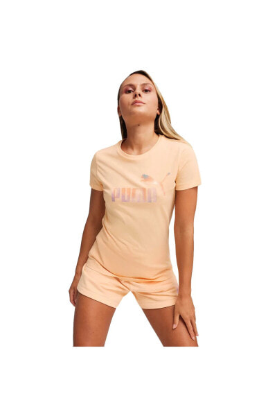 Футболка женская PUMA Essentials+ розовая Ежедневный стиль 67992145