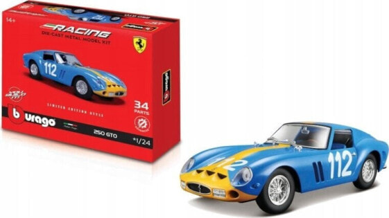 Bburago BBU 1:24 Ferrari Racing ModelKit 250 GTOBlue 26581