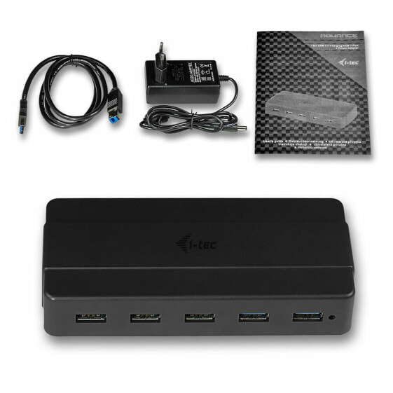 USB Hub i-Tec U3HUB742 Black