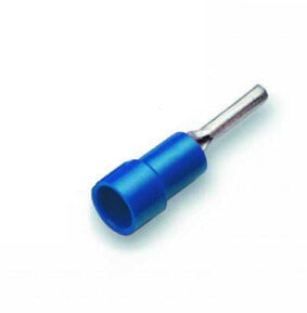 Cimco 180228 - Pin terminal - Copper - Straight - Blue - Tin-plated copper - 16 mm²