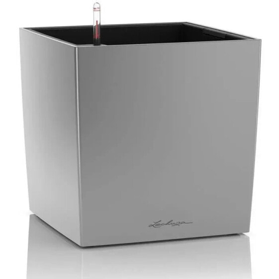 Ящик для цветов Lechuza Cube Premium 40 Metallic-Silber UV-bestndig