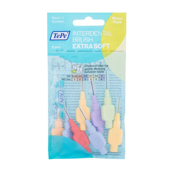 TePe Extra Soft Mixed Pack 8 St. zwischenraumzahnbürste unisex