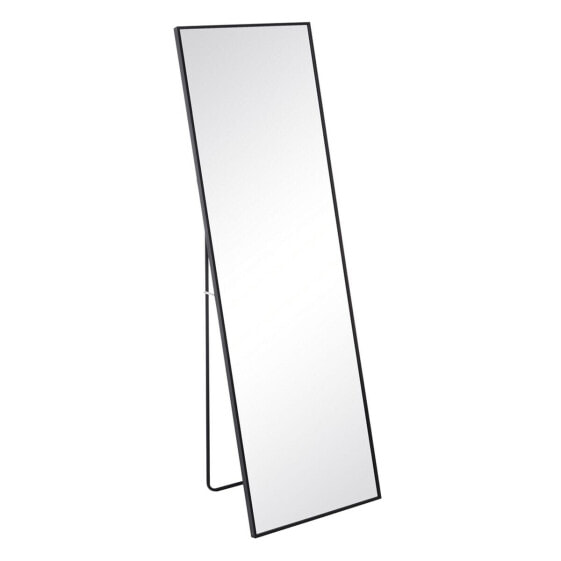 Free standing mirror Black Aluminium Crystal 50 x 2,5 x 160 cm