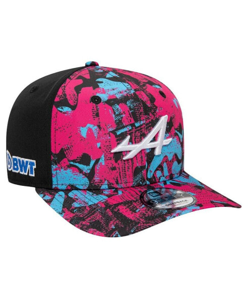 Men's Pink/Black Alpine 2024 British Grand Prix 9FIFTY Snapback Hat