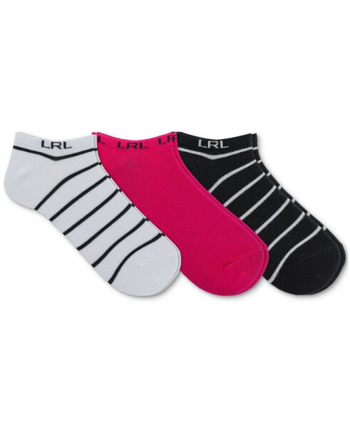 Women's 3-Pk. Patterned Ankle Socks