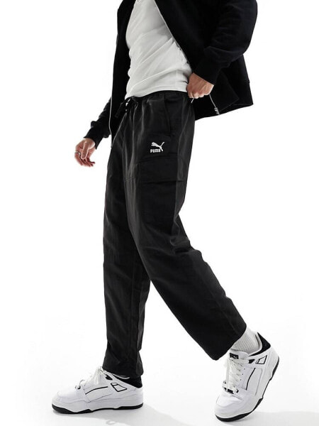 Puma Classics cargo trousers in black