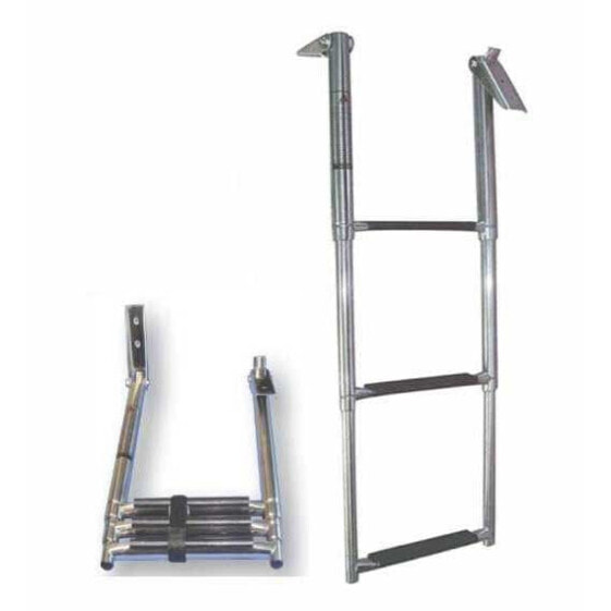 LALIZAS Stainless Steel Telescopic Ladder