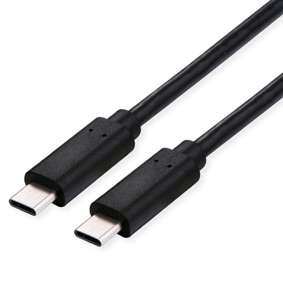 ROLINE USB4 Gen3x2 40Gbit/s Kabel C-C ST/ST 240W 0.5m - Cable - Digital