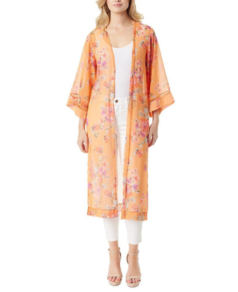 Women's Caelan Floral-Print Duster Kimono