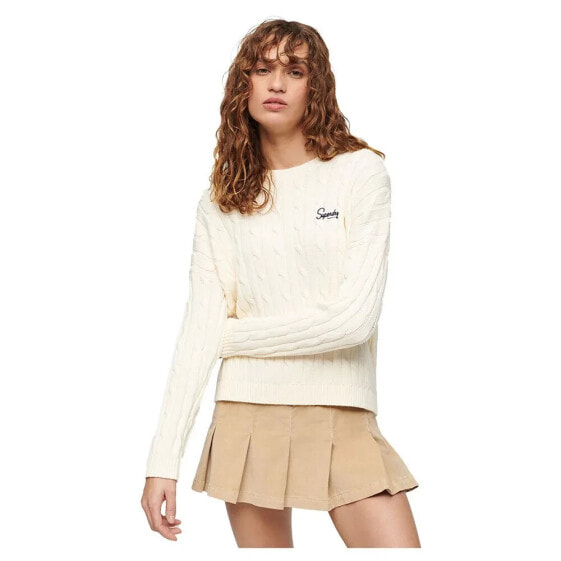 SUPERDRY Vintage Dropped Shoulder Cable Sweater