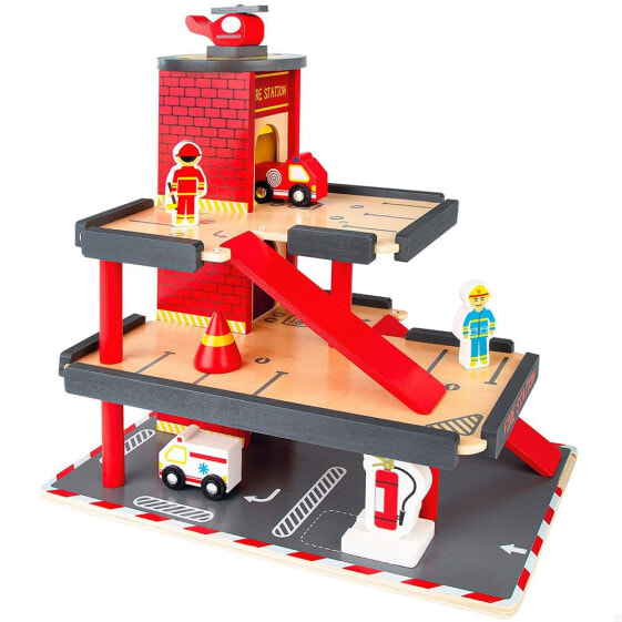 WOOMAX Wooden Fire Station
