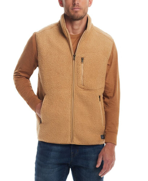 Men's Teddy Zip-Front Vest