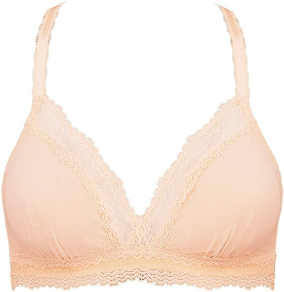 Simone Perele 268713 Women's Nude Racerback Wireless Triangle Bra Size 4