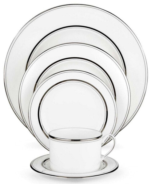 Library Lane Platinum 5 Piece Place Setting