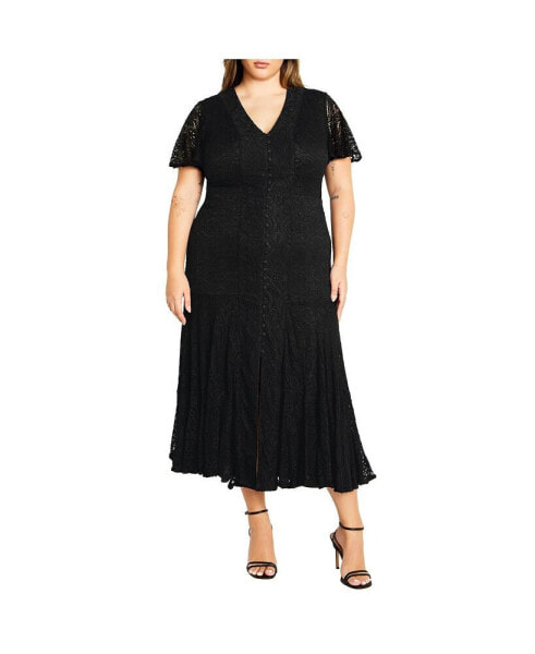 Plus Size Lace Christa Dress